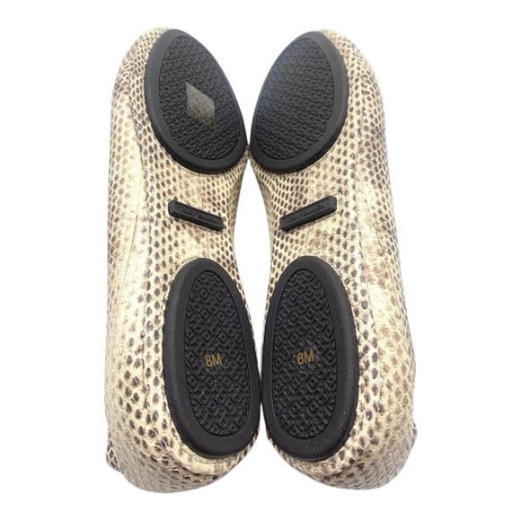 Women's Snakeskin Ballet Flats - Picture 4 of 6